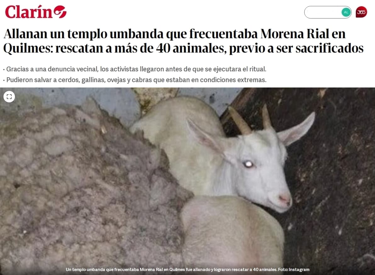 Fotografía documental — Libertad de culto, activismo animalista y regulación estatal de las religiones de matriz africana en Quilmes