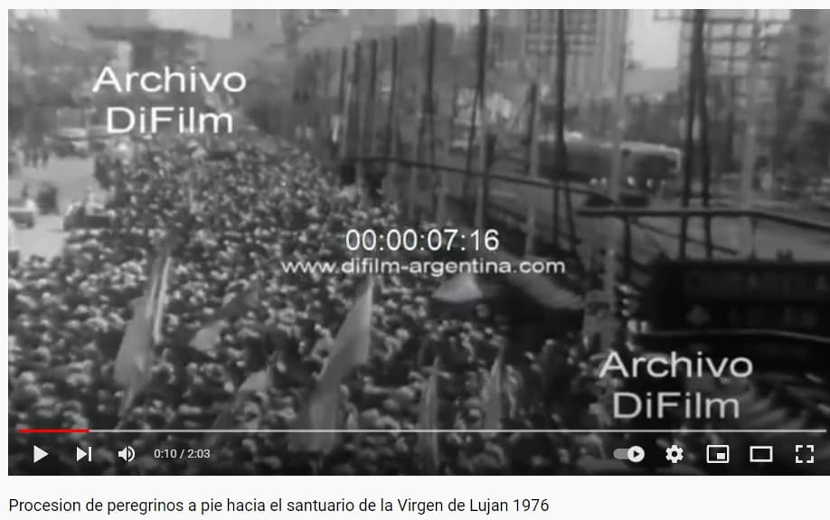 Fotografía documental — (Video) Documento: Peregrinación a Luján, 1976