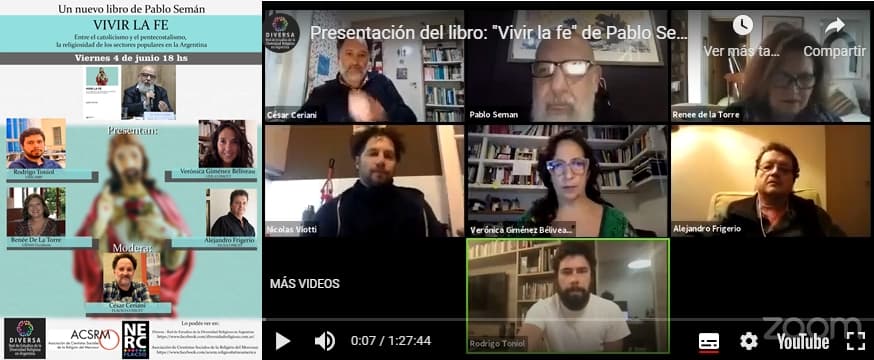 Fotografía documental — Presentación del libro: «Vivir la fe» de Pablo Semán