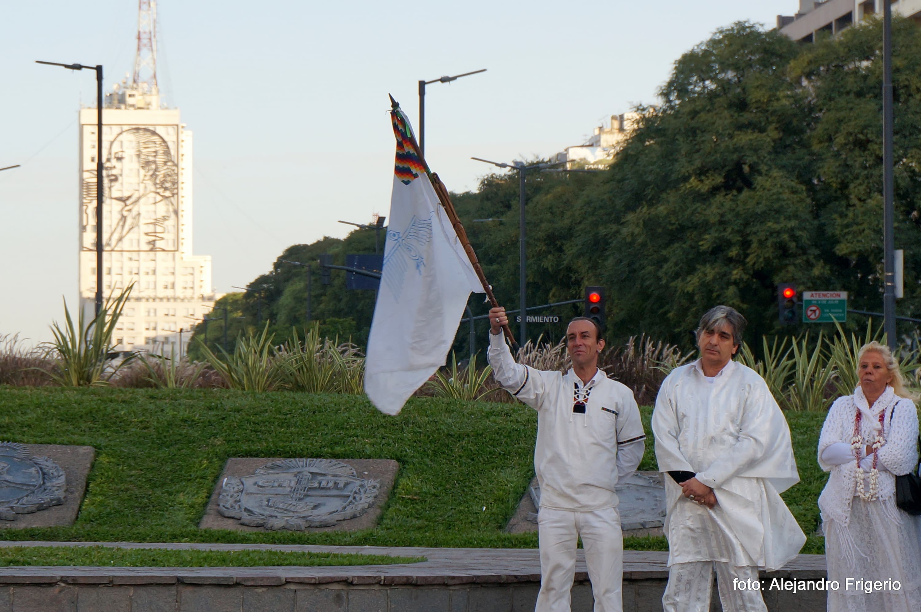 Marcha Afroumbandistas en el Obelisco