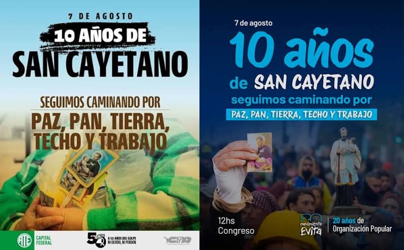 Fotografía documental — Crónica política de San Cayetano