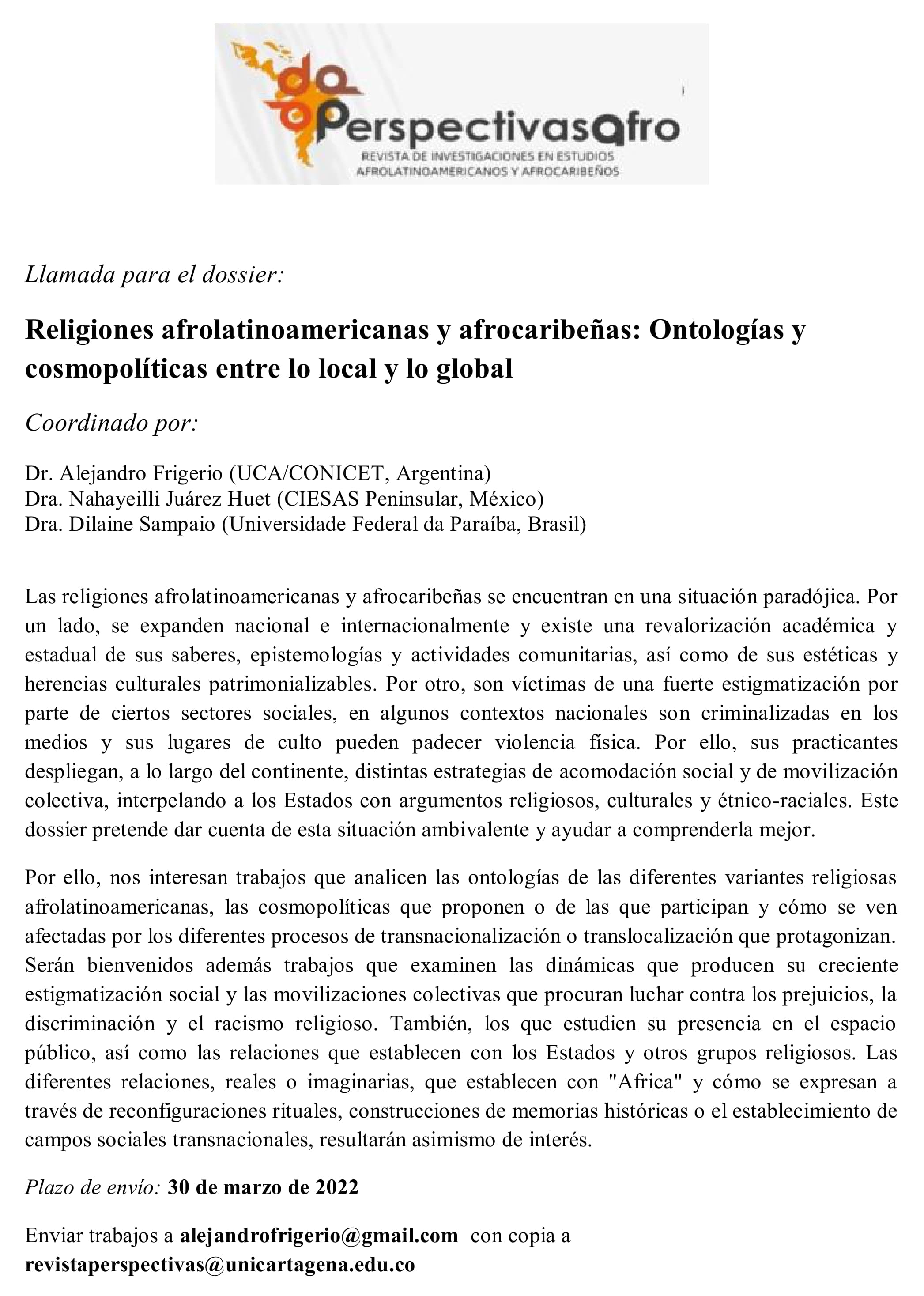 Fotografía documental — Dossier «Religiones afrolatinoamericanas y afrocaribeñas: ontologías y cosmopolíticas entre lo local y lo global»