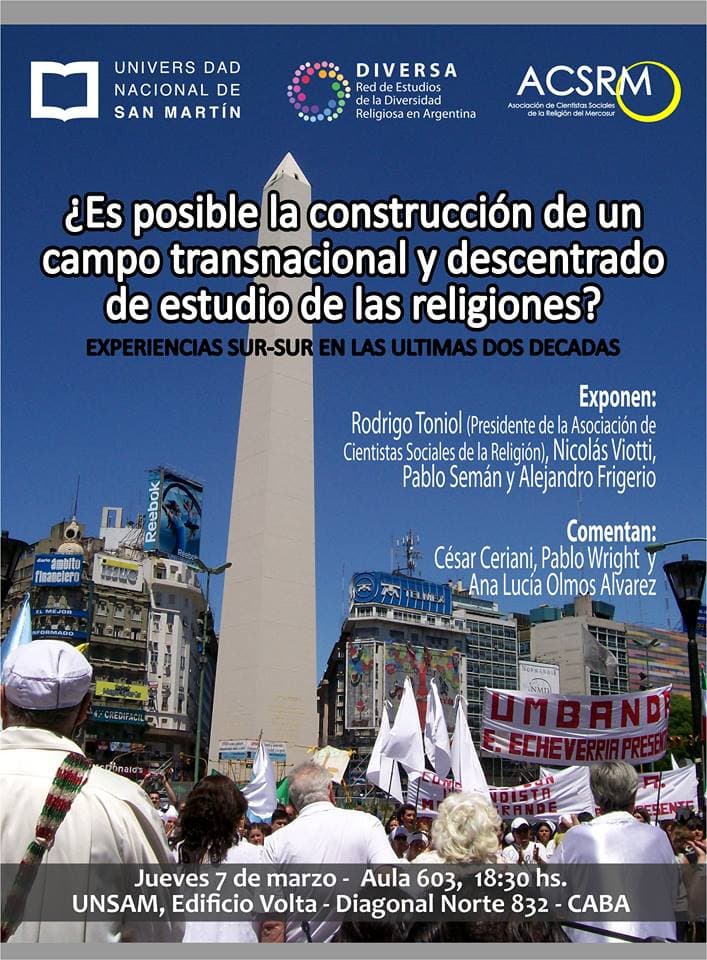 Fotografía documental — Panel: «¿Es posible la construcción de un campo transnacional y descentrado de estudio de las religiones?»