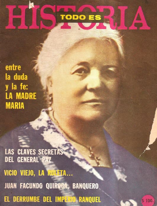 Fotografía documental — Documento: La Madre María -según Todo es Historia (1968)