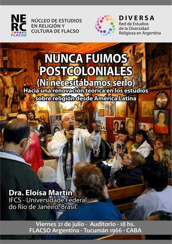 Fotografía documental — Conferencia de Eloísa Martín en FLACSO (NERC/DIVERSA)