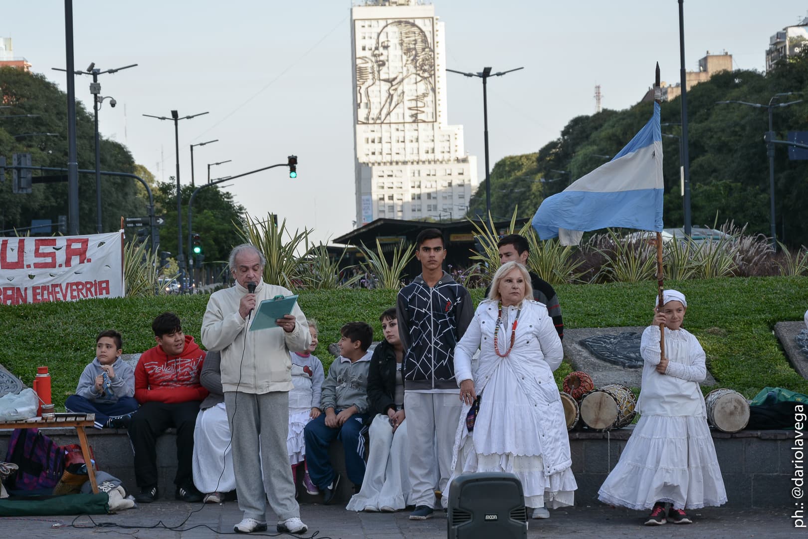 Marcha Afroumbandista en el Obelisco