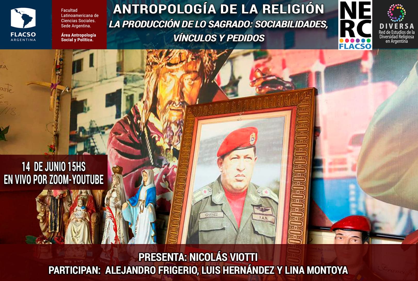 Fotografía documental — Video Conversatorio 3: “La producción de lo sagrado: sociabilidades, vínculos y pedidos”