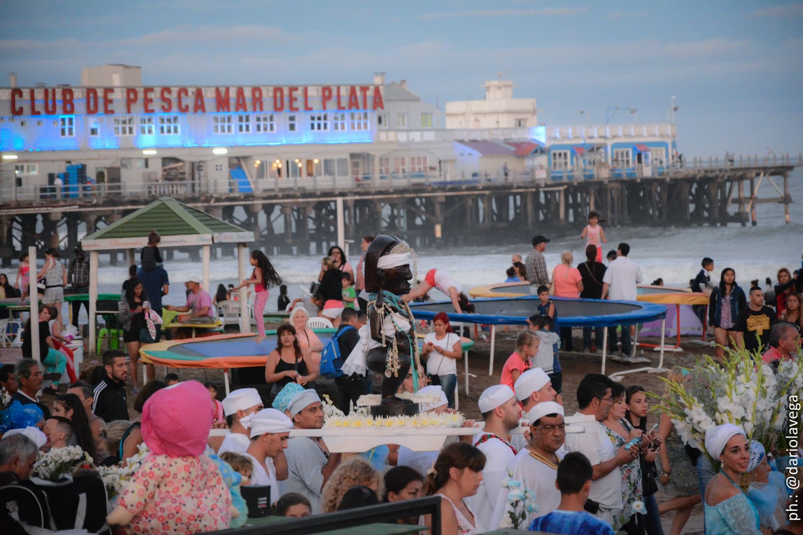Iemanjá en Mar del Plata