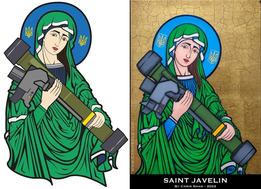 Fotografía documental — Cómo la Virgen llegó a portar un lanzamisiles antiblindados Javelin