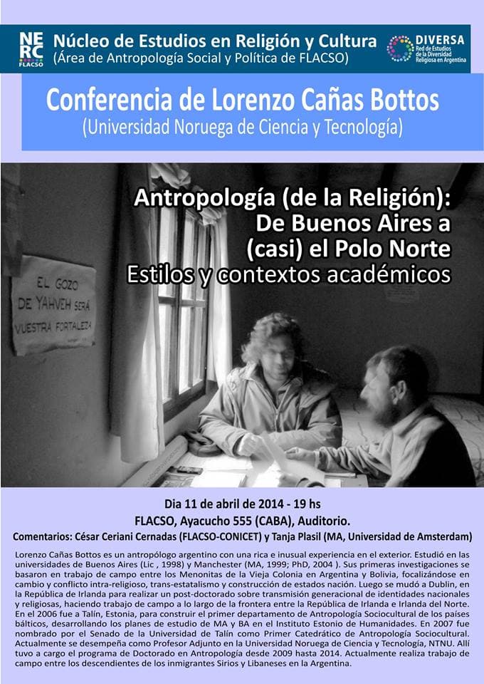 Fotografía documental — Charla de Lorenzo Cañas Bottos en FLACSO (11 de abril)