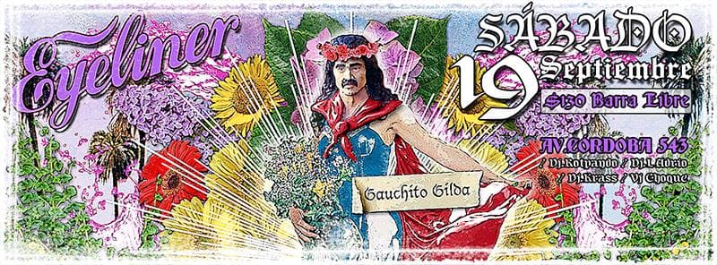 Gauchito Gilda fiesta Eyeliner