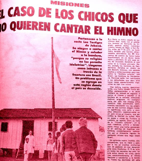 Fotografía documental — La revista Gente y el inicio de la campaña contra los Testigos de Jehová en 1976