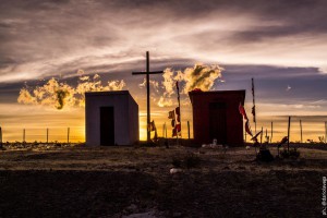 Altar en las afueras de La Quiaca