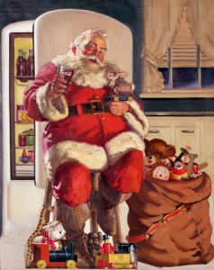 Coca-Cola Santa Claus, 1947, por Haddon Sundblom.