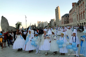 Iemanjá en Mar del Plata - 2013 (Foto: Alejandro Frigerio)